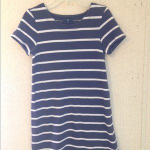 Gap blue-and-white striped Nautical T-shirt dress